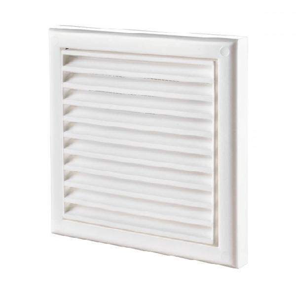 Větrací mřížka plastová 154x154 mm MV100s bílá Vents