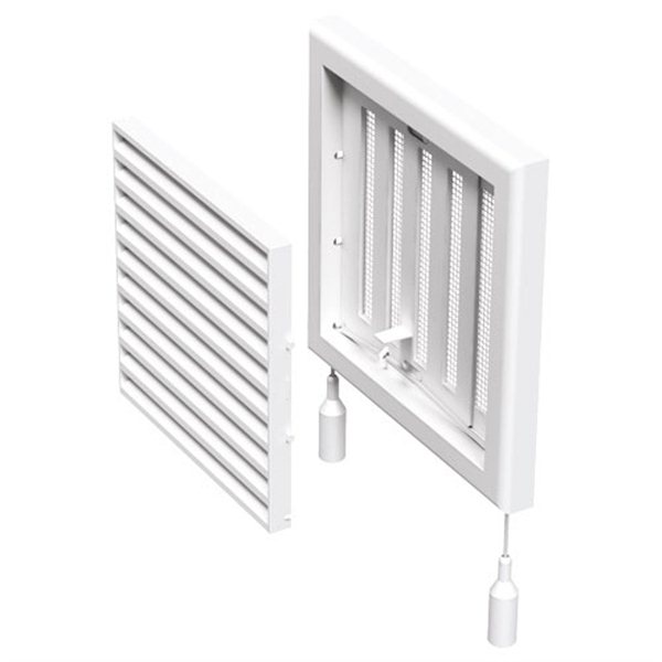 Větrací mřížka s regulací 187 x 187 mm MV 120 Rs - Kliknutím na obrázek zavřete