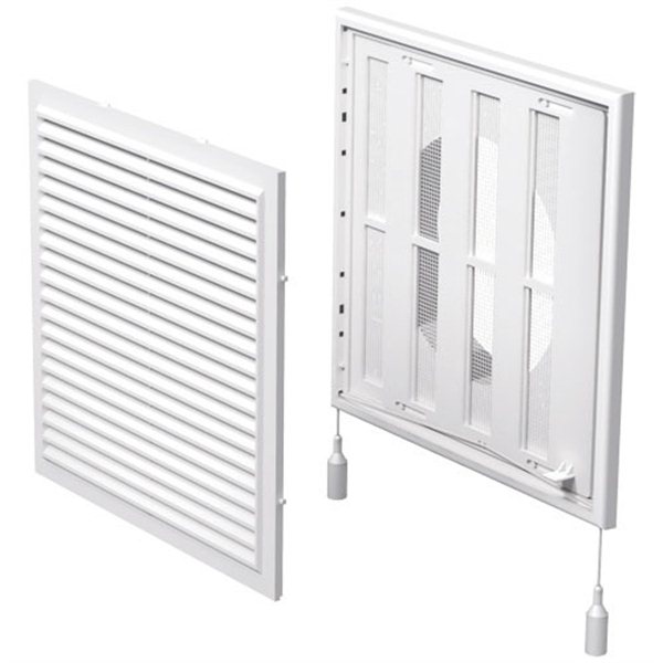 Větrací mřížka s regulací 250 x 250/150 mm MV 250/150 VRs - Kliknutím na obrázek zavřete
