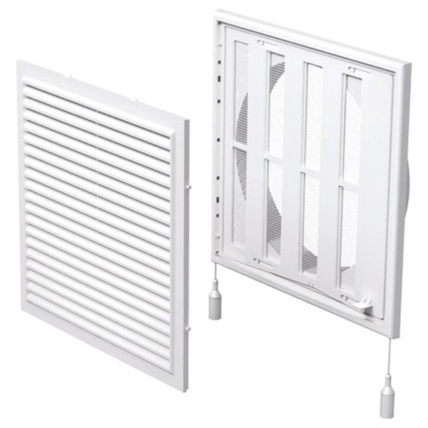 Větrací mřížka s regulací 250 x 250/200 mm MV 250/200 VRs - Kliknutím na obrázek zavřete