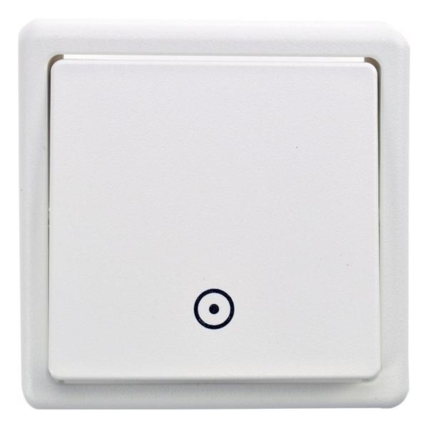 Tlačítko bez kontrolky bílé 3553-80289 B1 Classic ABB - Kliknutím na obrázek zavřete