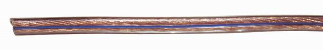 Repro kabel 2x1,0 mm průhledná dvojlinka