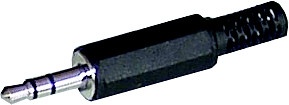 Konektor Jack vidlice 3,5 stereo plast - Kliknutím na obrázek zavřete